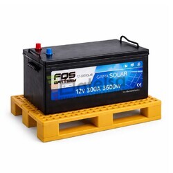 Bater�a 12V 300 Amperios Solar | FQS Sin mantenimiento